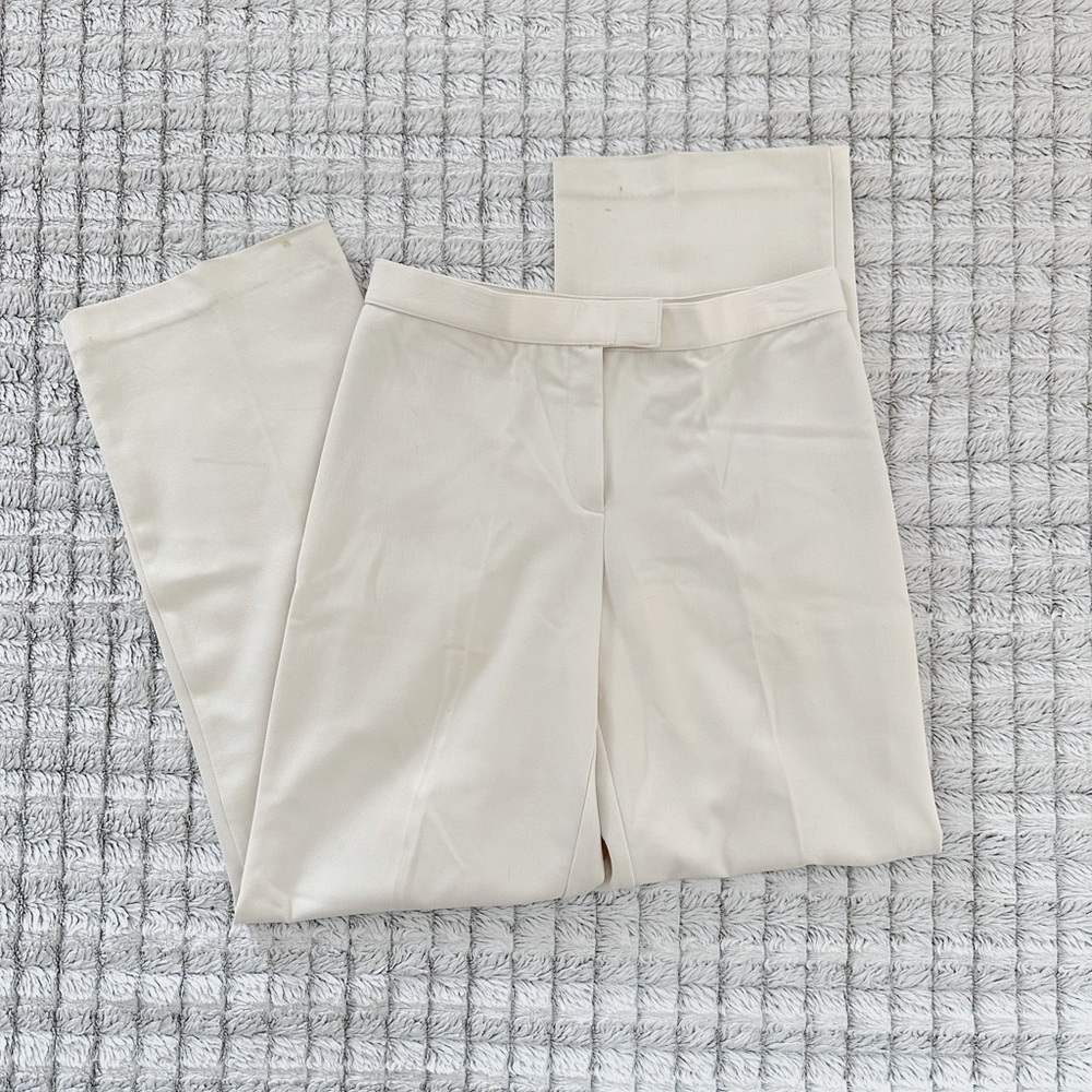 Sag Harbor Vintage Cream Wide-Leg Pants